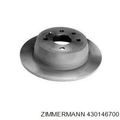 Купить 430146700 Zimmermann Диск тормозной задний