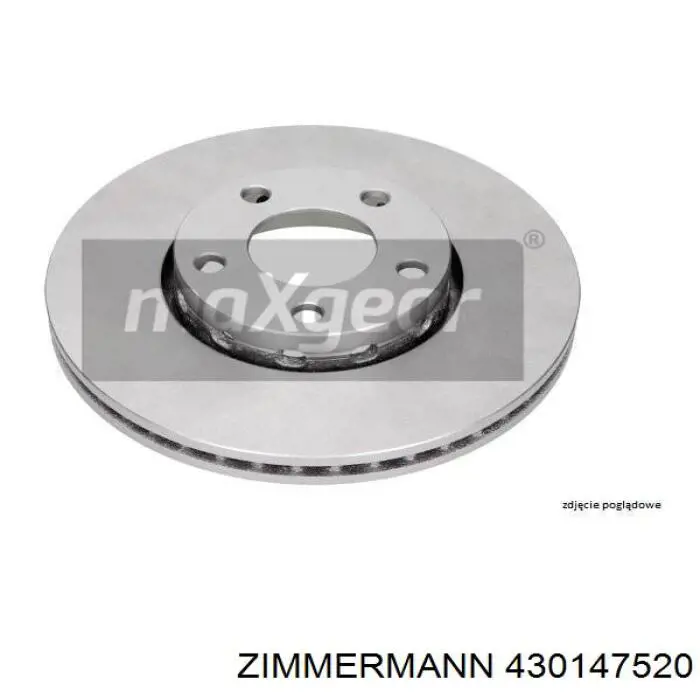 Задний дисковый тормоз Zimmermann 430147520