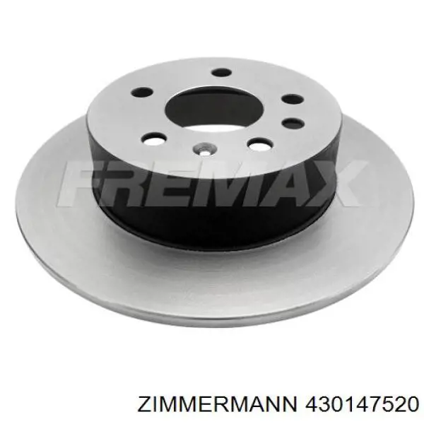 Задний тормозной диск Zimmermann 430147520 цена, от 33.06 USD