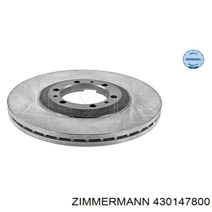 430147800 Zimmermann диск тормозной передний