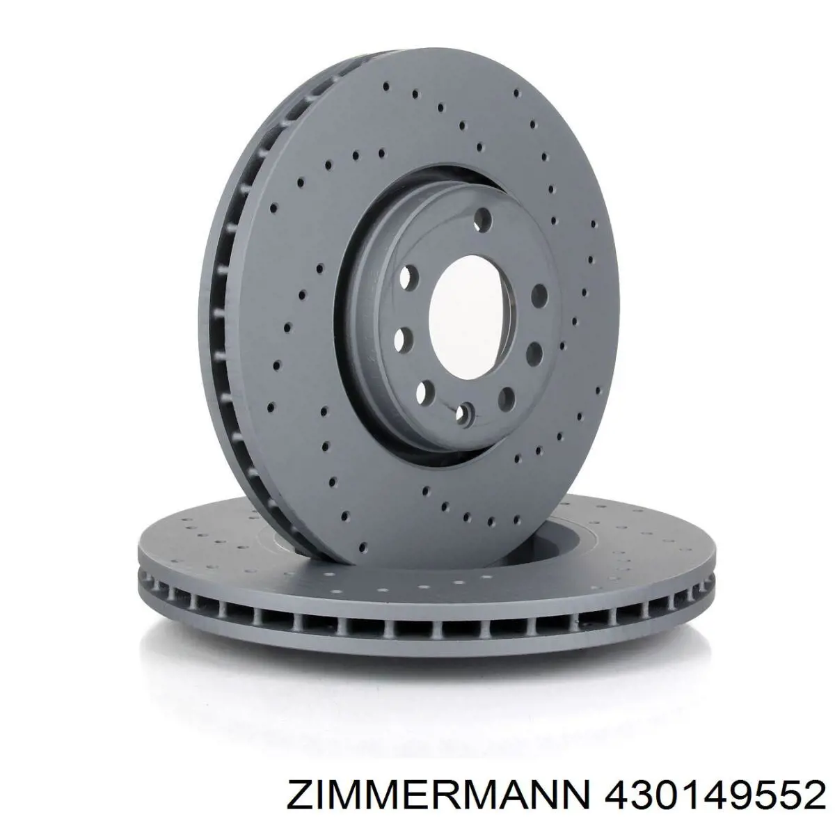 430149552 Zimmermann диск тормозной передний