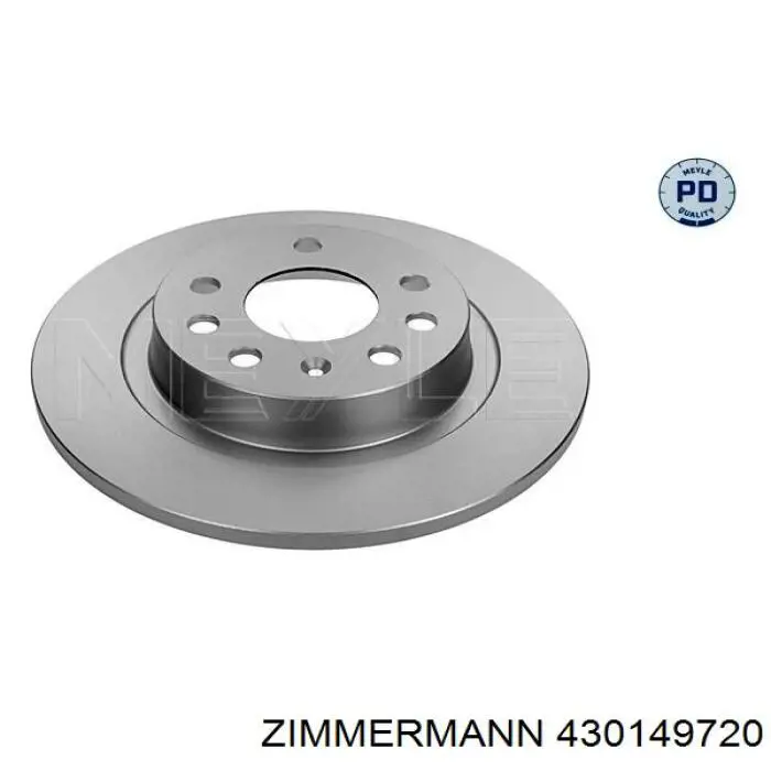 Задний дисковый тормоз Zimmermann 430149720