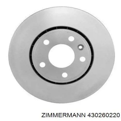 Передние тормозные диски 430260220 Zimmermann
