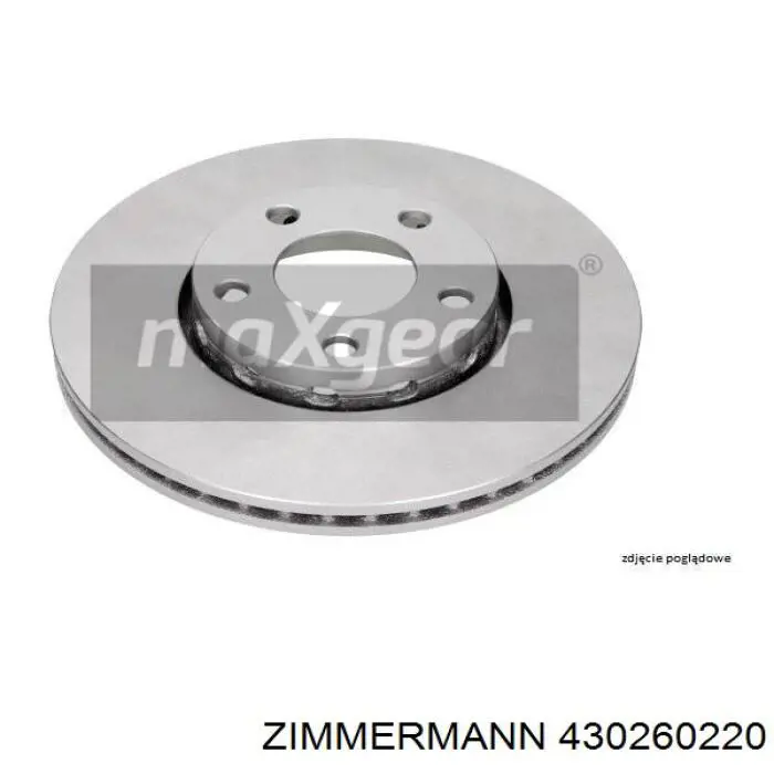 Купить 430260220 Zimmermann Ротор тормозной