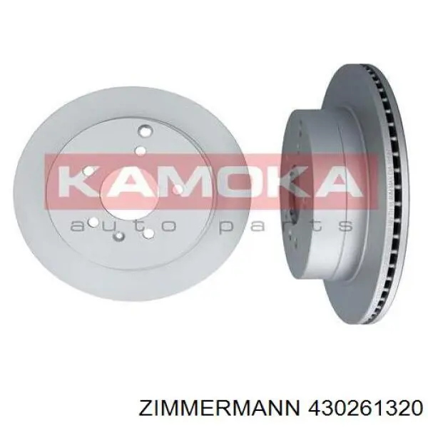 Задний тормозной диск Zimmermann 430261320 цена, от 52.51 USD