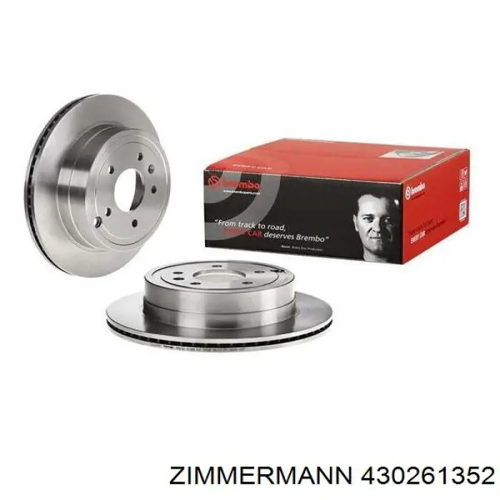 Тормозные диски 430261352 Zimmermann