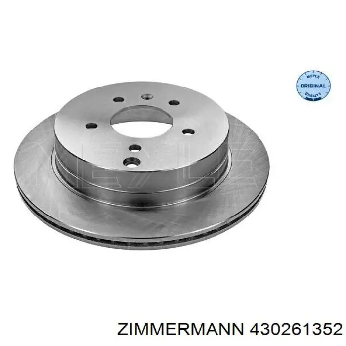 Задний тормозной диск Zimmermann 430261352 цена, от 54.16 USD