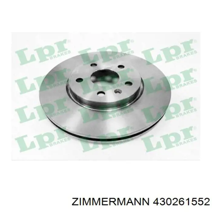 Передние тормозные диски 430261552 Zimmermann