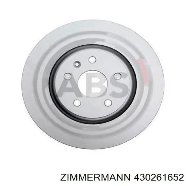 Передние тормозные диски 430261652 Zimmermann
