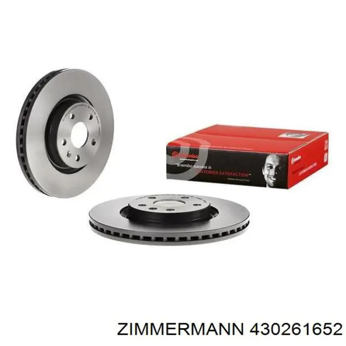 Передний тормозной диск Zimmermann 430261652