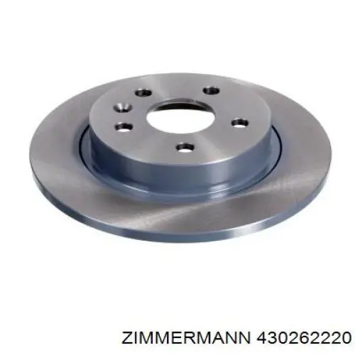Купить 430262220 Zimmermann Диск тормозной задний