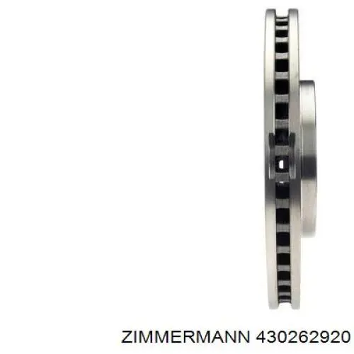 Передние тормозные диски 430262920 Zimmermann