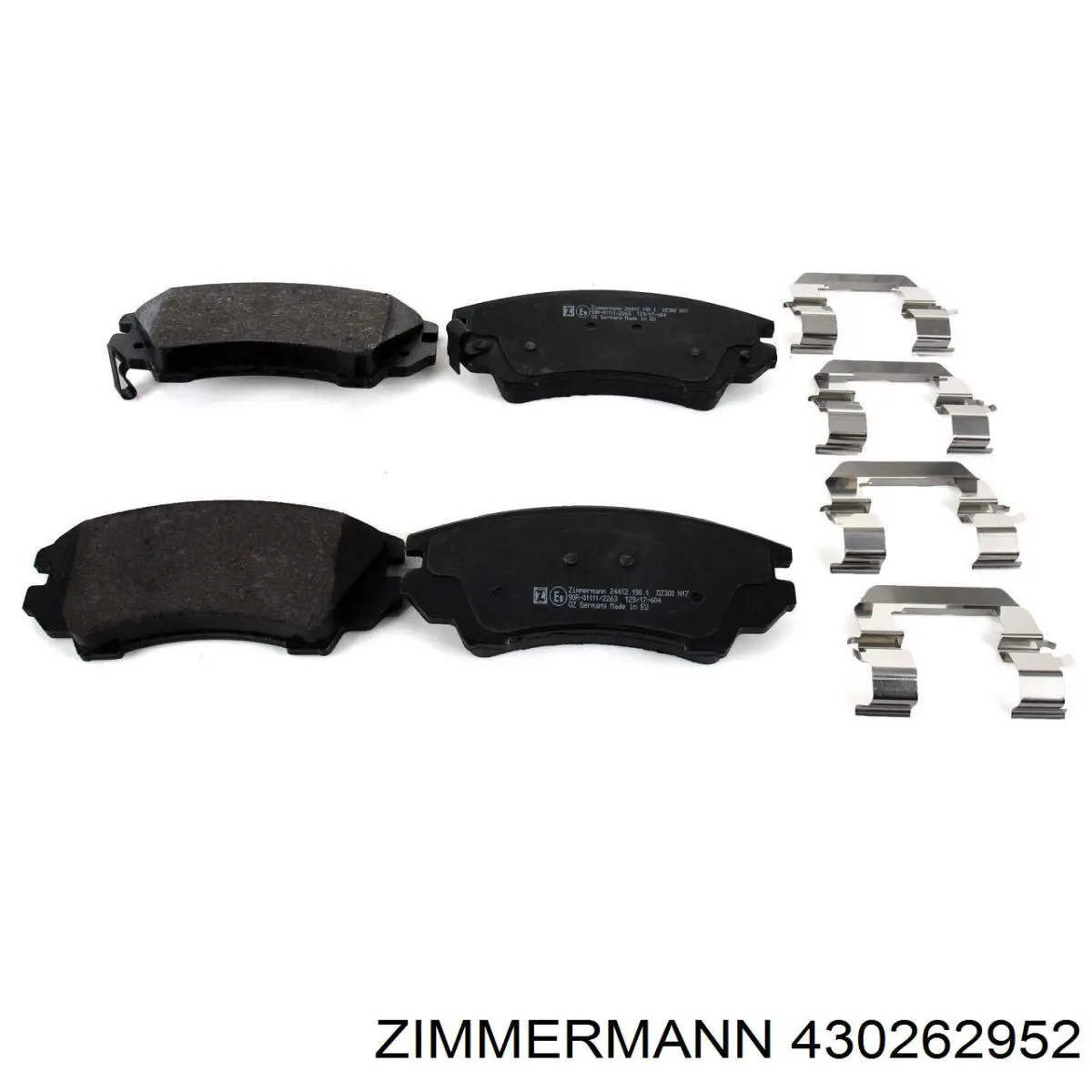 Передние тормозные диски 430262952 Zimmermann