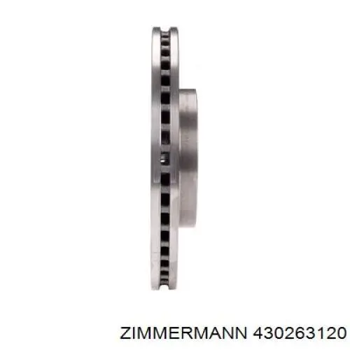 Передние тормозные диски 430263120 Zimmermann