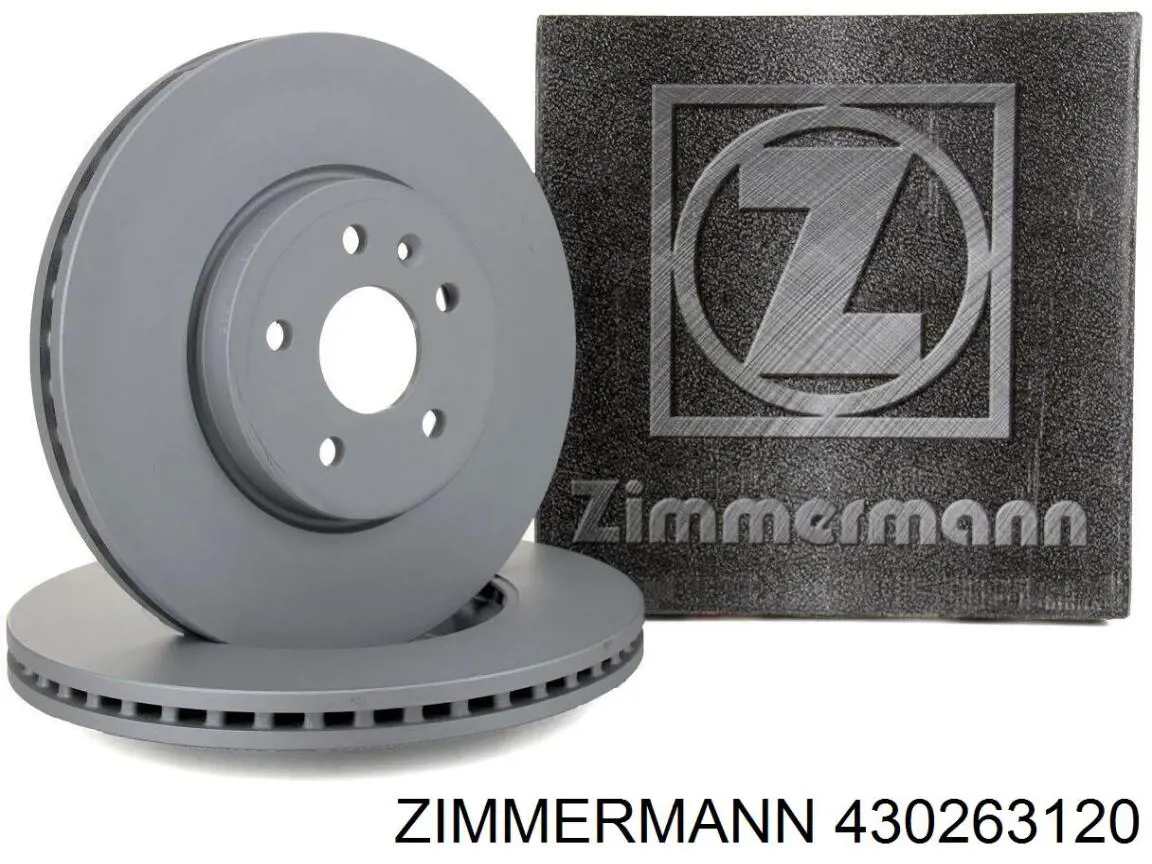 430263120 Zimmermann диск тормозной передний