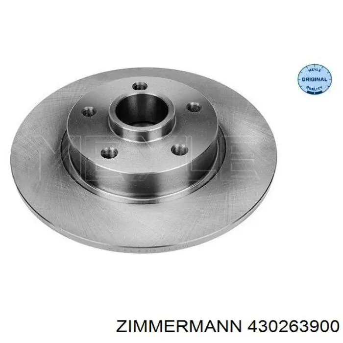 Disco de freno trasero 430263900 Zimmermann