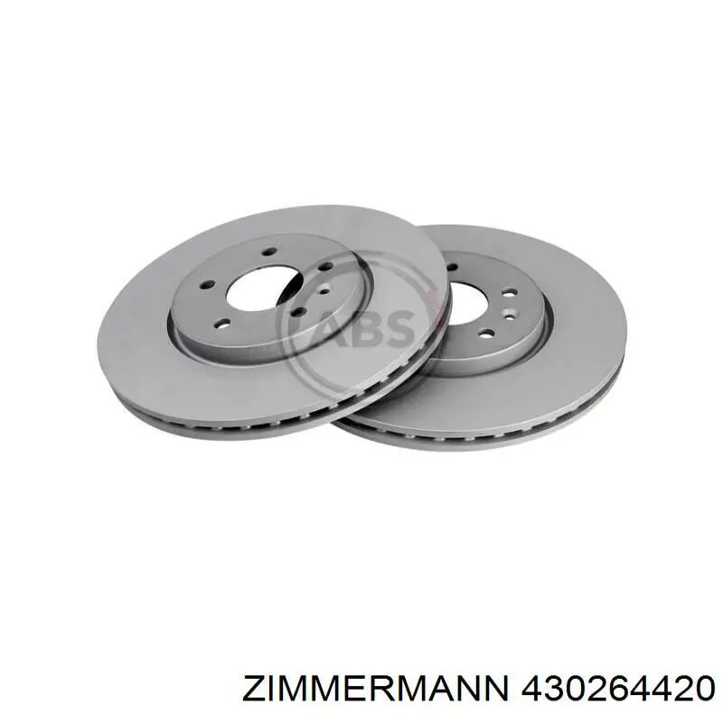 Задний дисковый тормоз Zimmermann 430264420