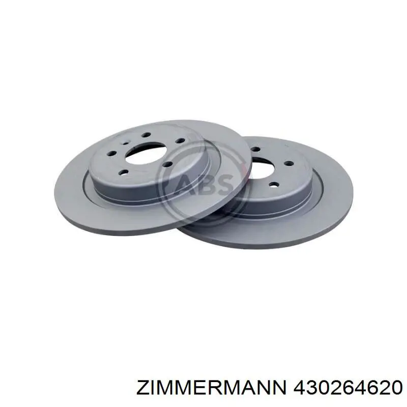 Передние тормозные диски 430264620 Zimmermann