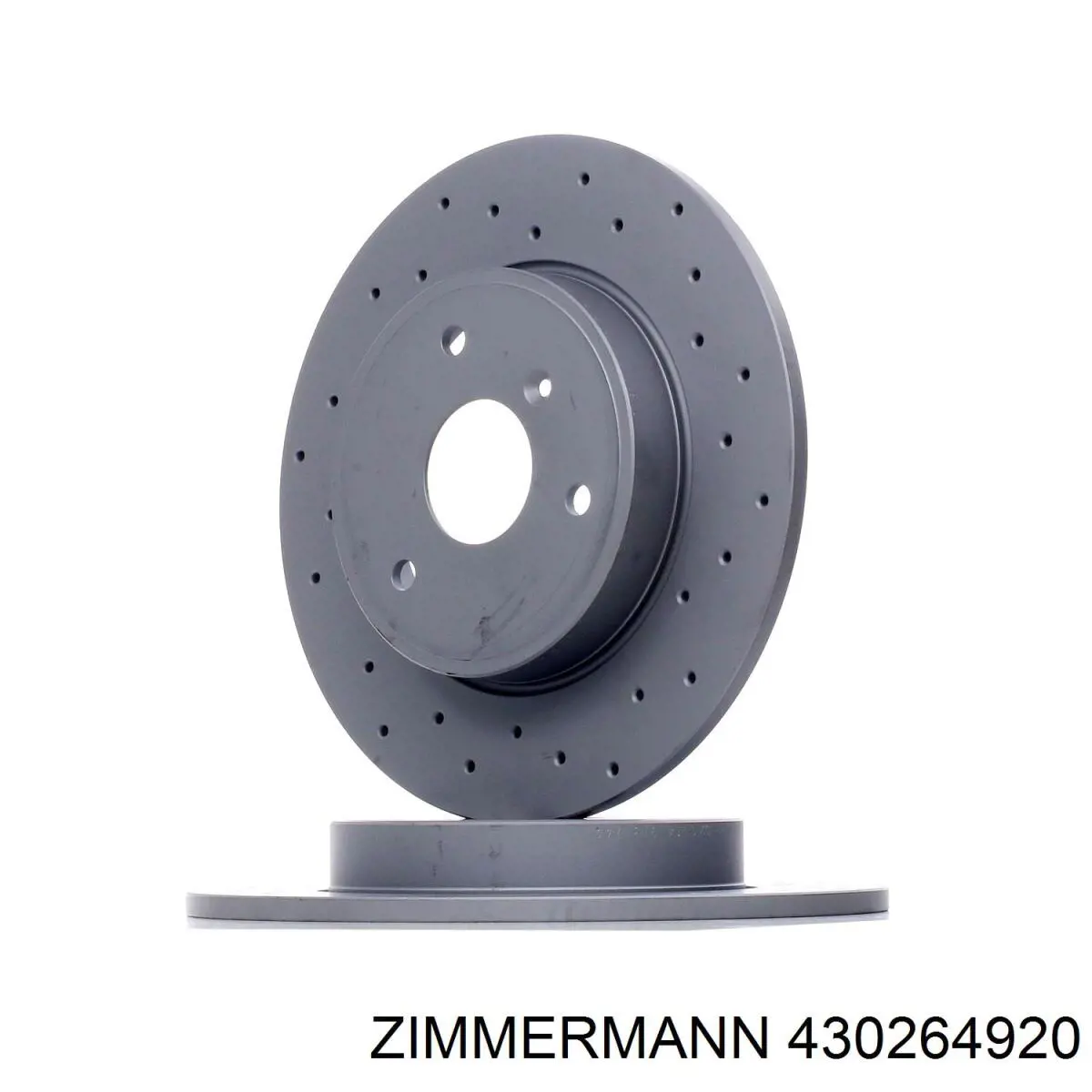 Задний тормозной диск Zimmermann 430264920 цена, от 60.48 USD