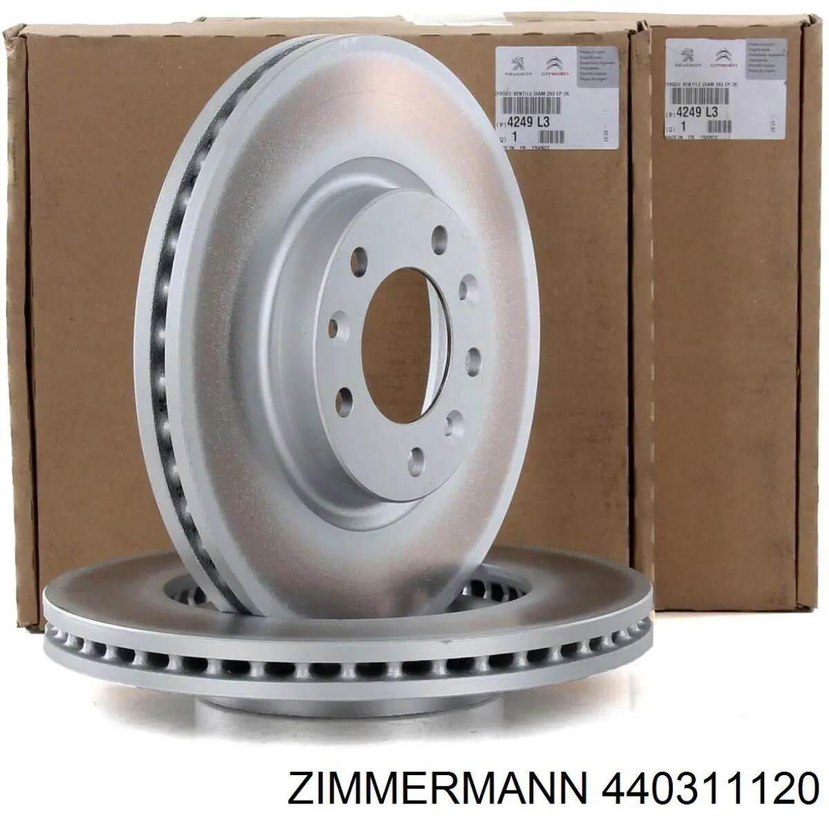 Передний тормозной диск Zimmermann 440311120