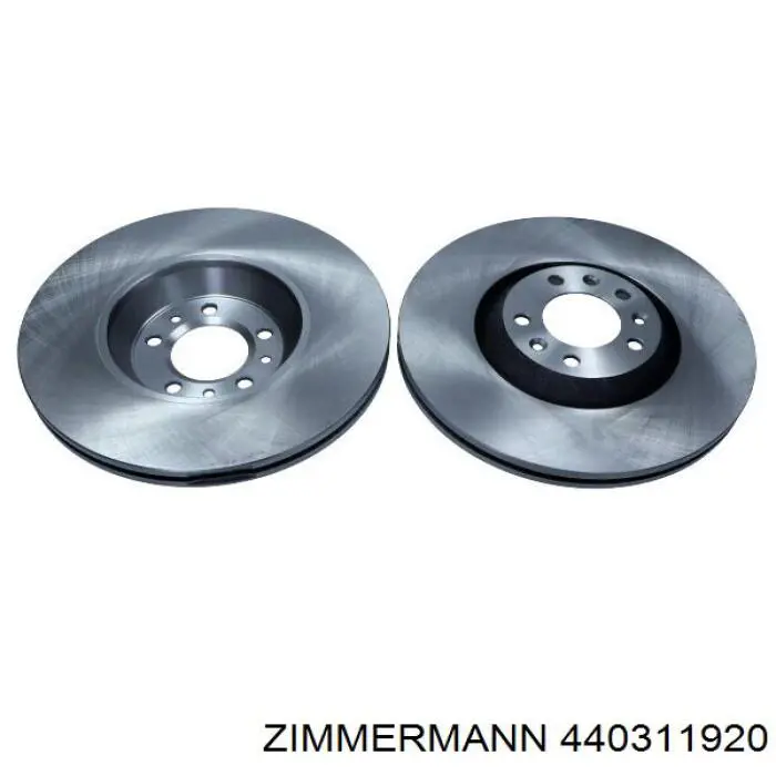 Передние тормозные диски 440311920 Zimmermann