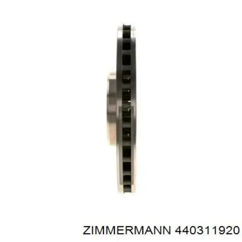 Передние тормозные диски 440311920 Zimmermann