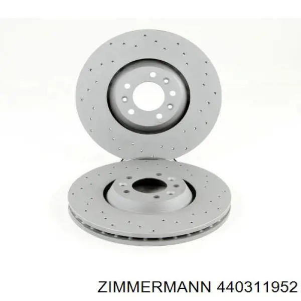 440311952 Zimmermann диск тормозной передний