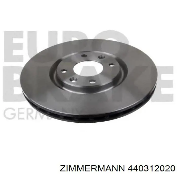Тормоз дисковый передний Zimmermann 440312020 цена, от 55.98 USD
