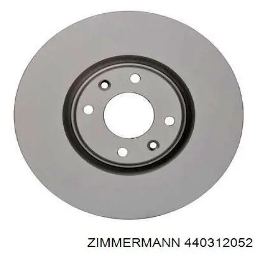 440312052 Zimmermann Диск тормозной передний