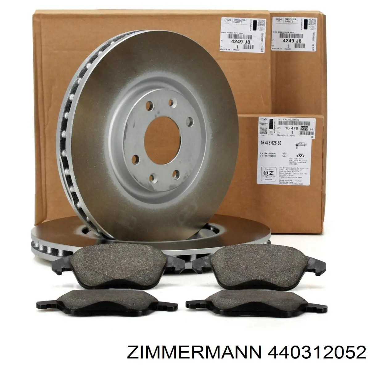 Передний тормозной диск Zimmermann 440312052