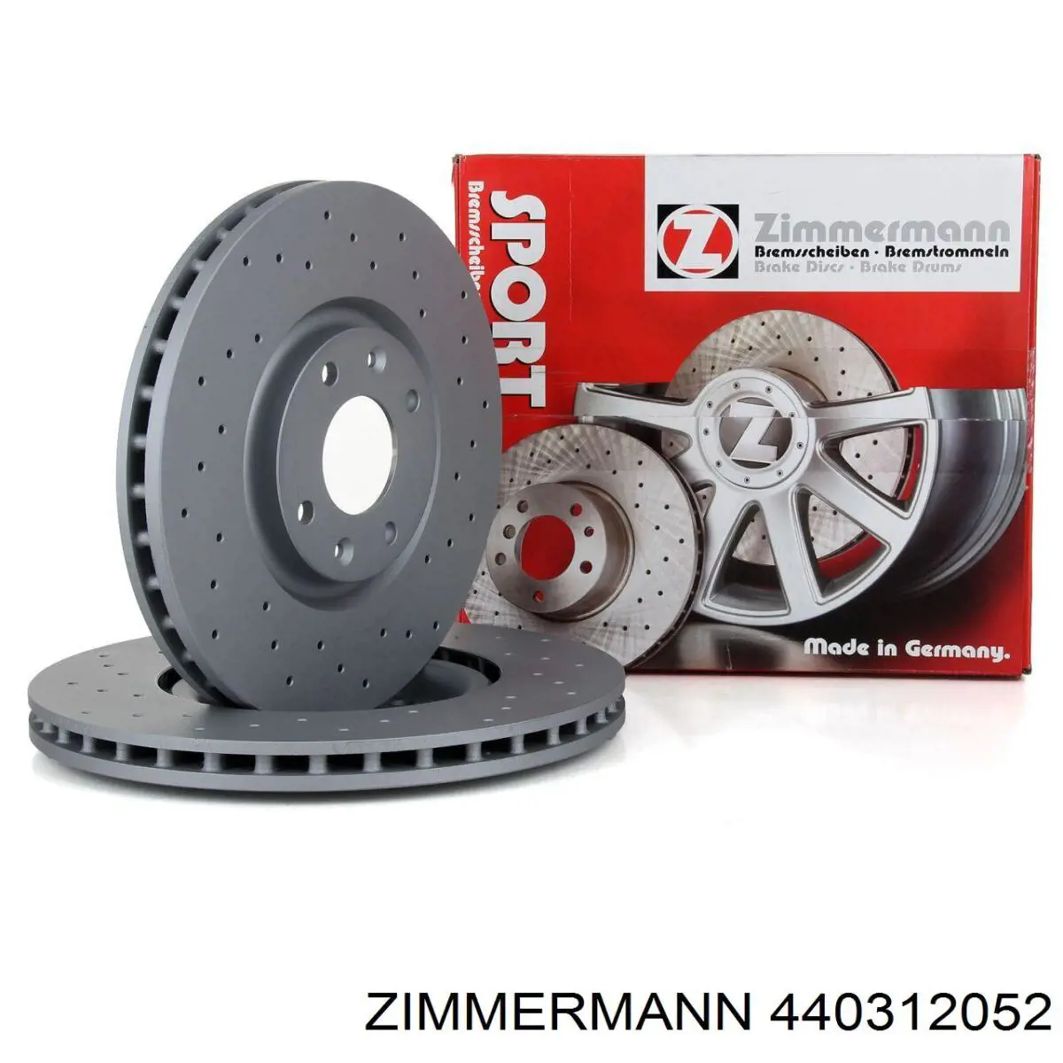 440312052 Zimmermann тормозные диски