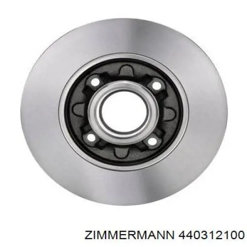 Задний тормозной диск Zimmermann 440312100 цена, от 43.29 USD
