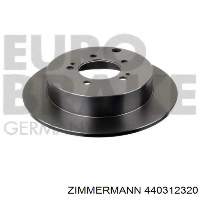 Купить 440312320 Zimmermann Диск тормозной задний