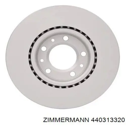 Передние тормозные диски 440313320 Zimmermann