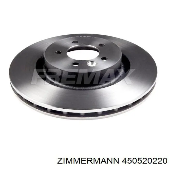 Передние тормозные диски 450520220 Zimmermann