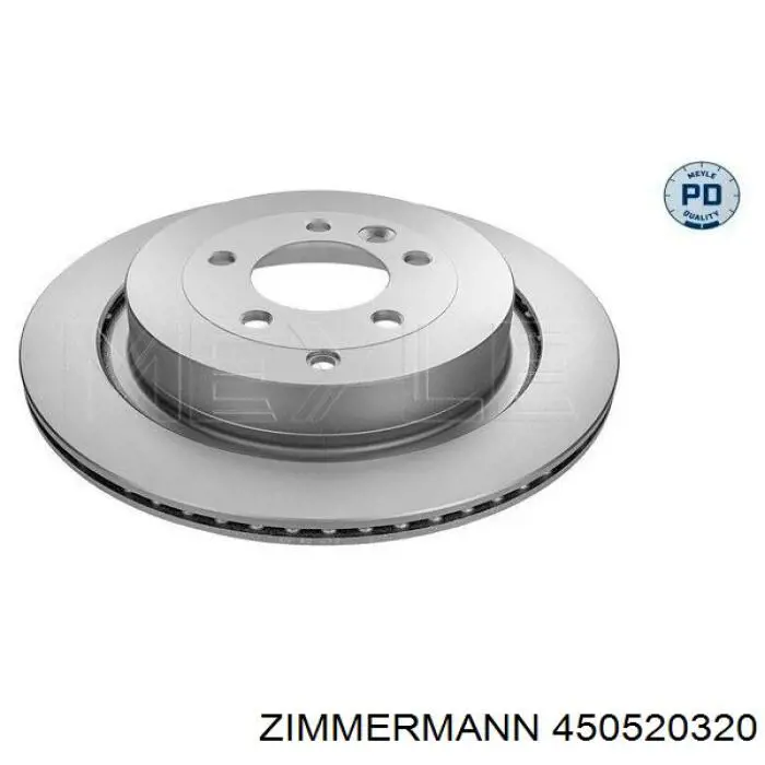 Тормозные диски 450520320 Zimmermann