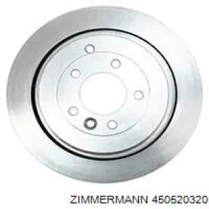 Задний дисковый тормоз Zimmermann 450520320