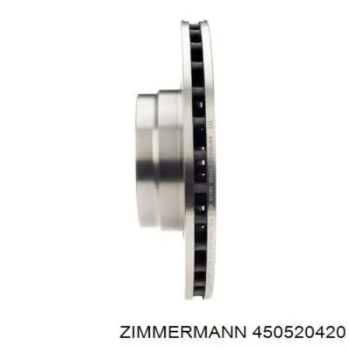 Передний тормозной диск Zimmermann 450520420