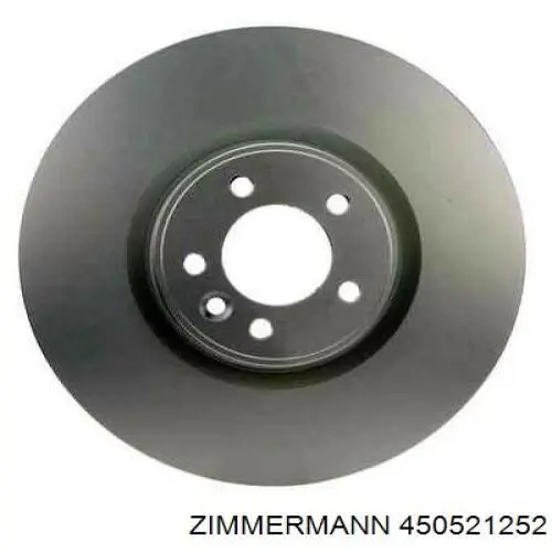 Передние тормозные диски 450521252 Zimmermann