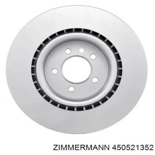 450521352 Zimmermann Диск тормозной передний