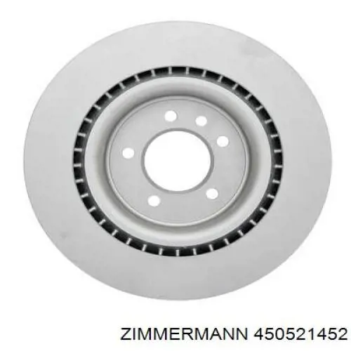 Купить 450521452 Zimmermann Диск тормозной задний