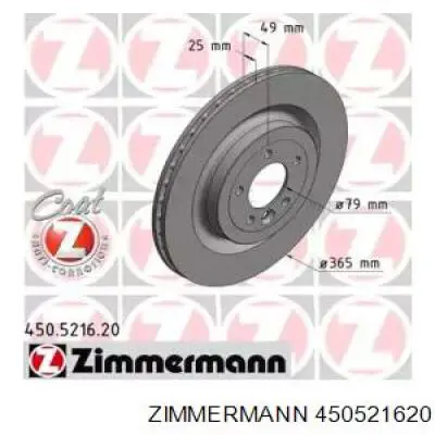 Тормозные диски 450521620 Zimmermann