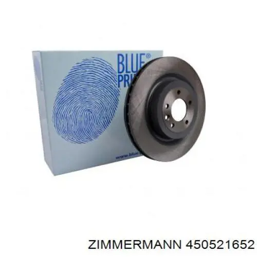 Задний дисковый тормоз Zimmermann 450521652