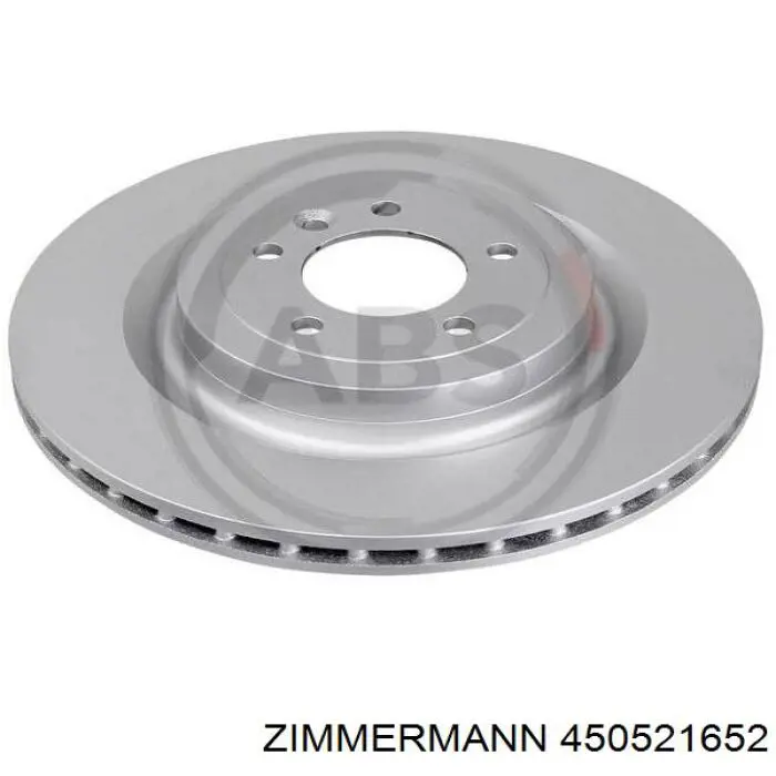450521652 Zimmermann disco do freio traseiro