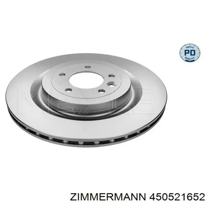 Купить 450521652 Zimmermann Диск тормозной задний