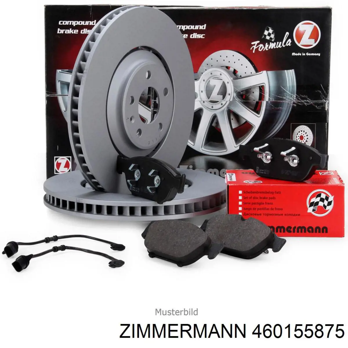 Купить 460155875 Zimmermann Ротор тормозной
