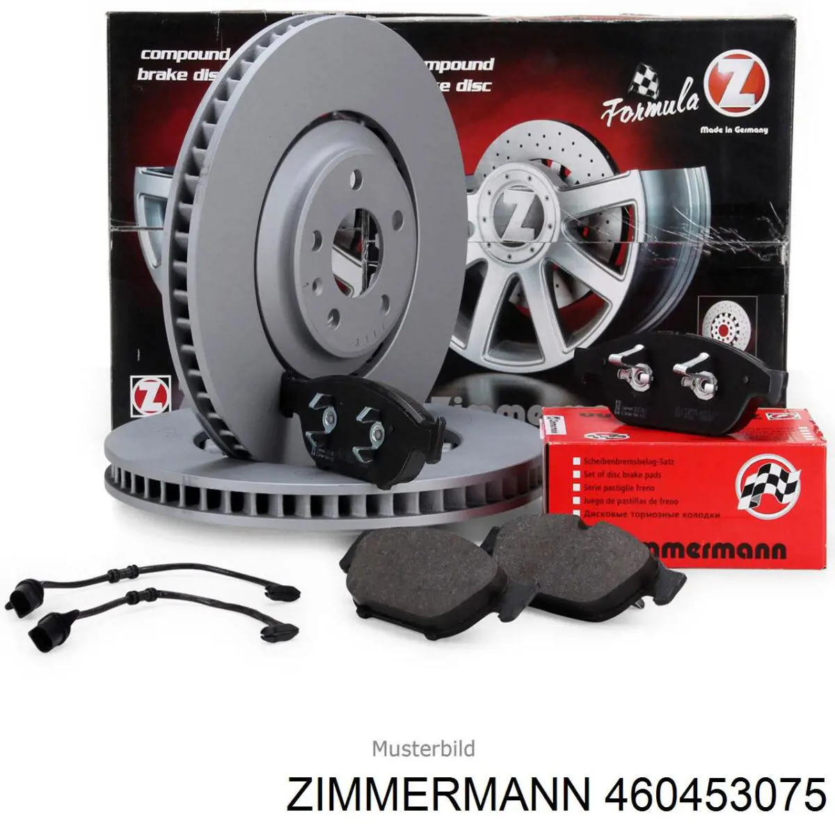 Тормоз дисковый передний Zimmermann 460453075 цена, от 313.25 USD
