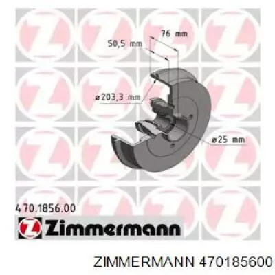 Тормозной барабан 470185600 Zimmermann