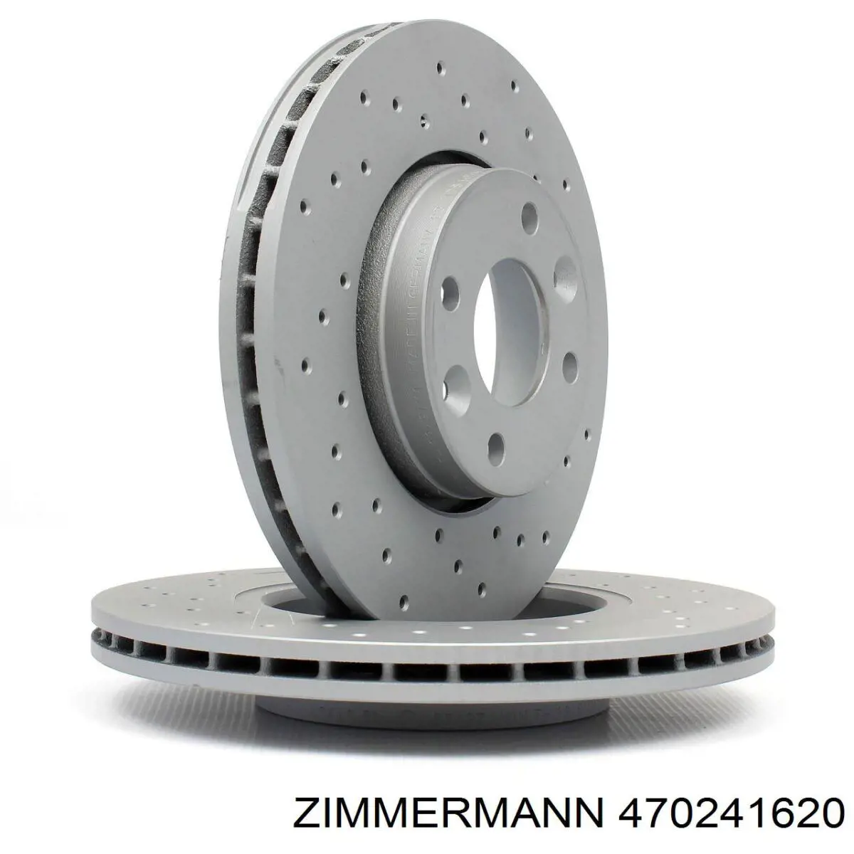Передние тормозные диски 470241620 Zimmermann