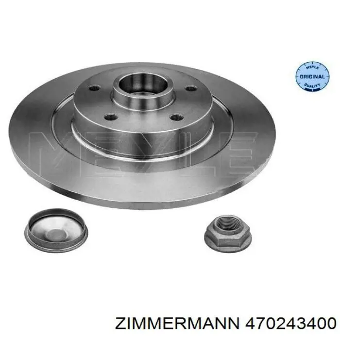 Тормозные диски 470243400 Zimmermann